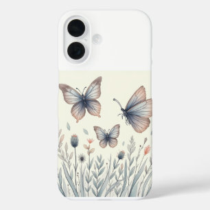 De vlinder iPhone 16 Hoesjes