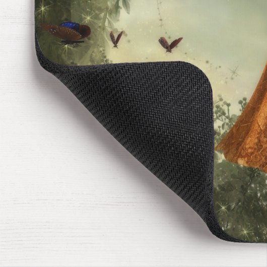 De vlinder Mousepad Muismat (Hoek)