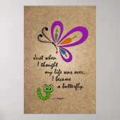 De vlinder: Nieuw begin Poster (Voorkant)