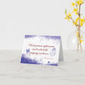 De Vlinder Notecard van de welvaart Kaart (Gele Bloem)