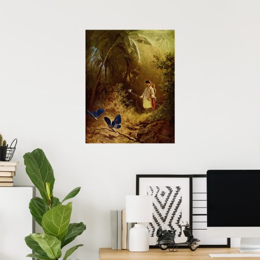 De vlinder poster (Thuiskantoor)