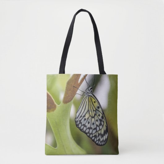 De vlinder sluit omhoog canvas tas (Voorkant)