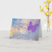 de vlinder van de aanmoedigingskaart, Citaat Kaart (Gele Bloem)