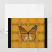De Vlinder van de monarch Briefkaart (Voorkant / Achterkant)