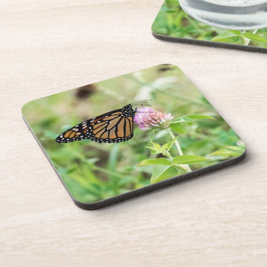 De Vlinder van de monarch Drankjes Onderzetter (Linkerzijde)