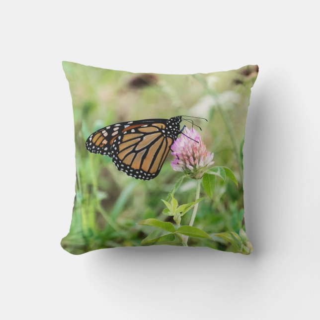 De Vlinder van de monarch Kussen (Voorkant)