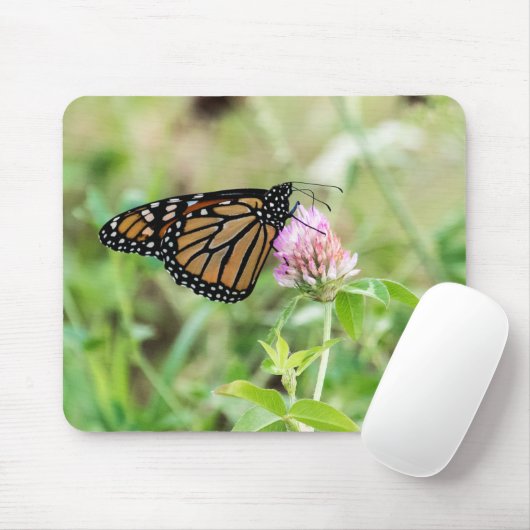 De Vlinder van de monarch Muismat (Met muis)