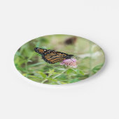 De Vlinder van de monarch Papieren Bordje (Gekanteld)