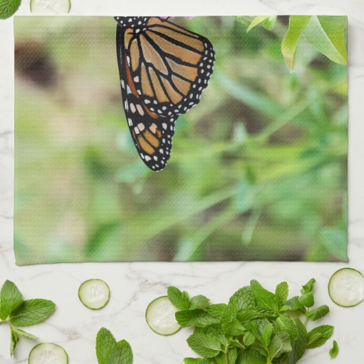 De Vlinder van de monarch Theedoek (Gevouwen)