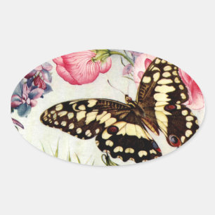 De Vlinder van de tuin - Sticker