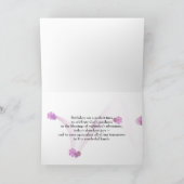 de vlinder van de verjaardagsmonarch op wildflower kaart (Binnen)