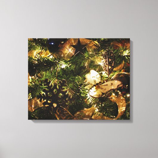 De vlinder van Kerstmis Canvas Afdruk (Voorkant)