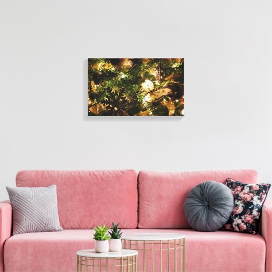 De vlinder van Kerstmis Canvas Afdruk (Insitu (Woonkamer))