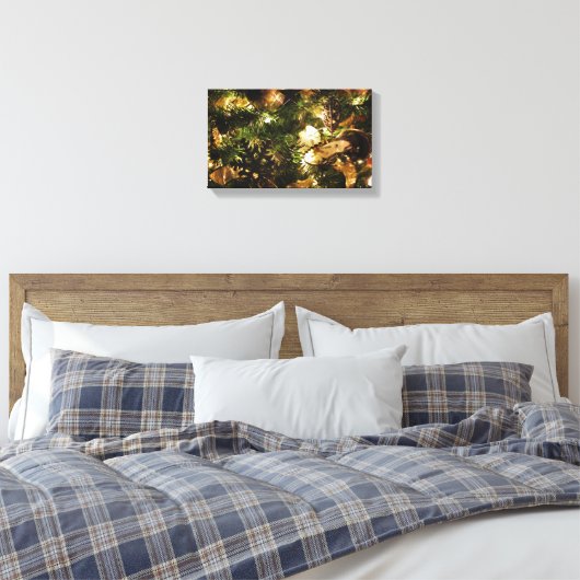 De vlinder van Kerstmis Canvas Afdruk (Insitu (Slaapkamer))