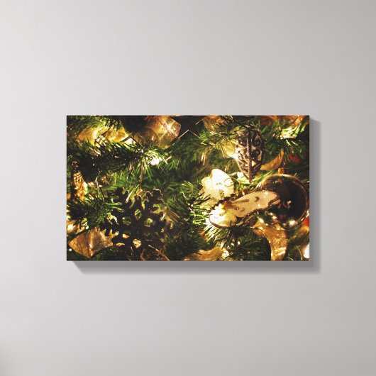 De vlinder van Kerstmis Canvas Afdruk (Voorkant)