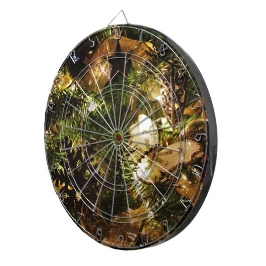 De vlinder van Kerstmis Dartbord (Voorkant Rechts)