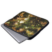 De vlinder van Kerstmis Laptop Sleeve (Voorkant onderkant)