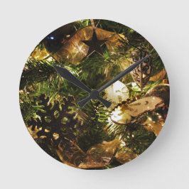 De vlinder van Kerstmis Ronde Klok