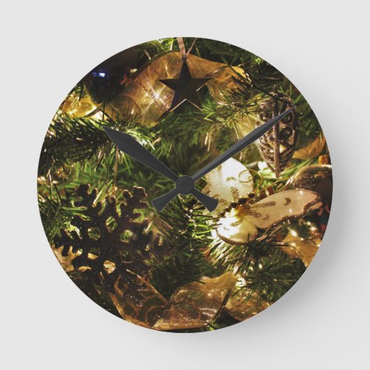 De vlinder van Kerstmis Ronde Klok (Voorkant)