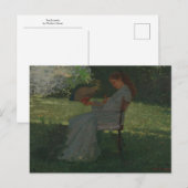 De vlinder van Winslow Homer Briefkaart (Voorkant / Achterkant)