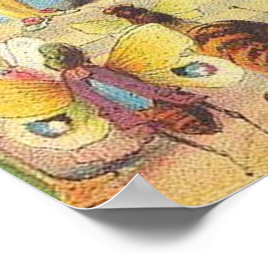 De vlinderbak poster (Hoek)