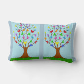 De vlinderboom kussen (Achterkant)