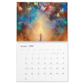 De vlinderkalender personaliseert het jaar kalender (Jan 2027)