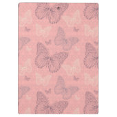 De vlinderroze klembord (Achterkant)