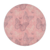 De vlinderroze snijplank (Voorkant)