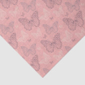 De vlinderroze tissuepapier (Detail)