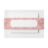 De vlinderroze uitnodigingen wikkel (Voorkant Voorbeeld)