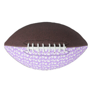 De Vlinders van de voorlichting op Lila Paars American Football