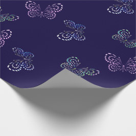 De vlinders van Pointille Cadeaupapier