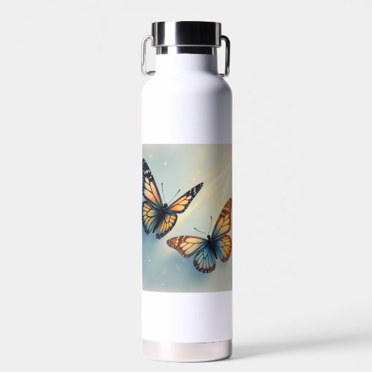 De vlinderwaterflessen waterfles (Voorkant)