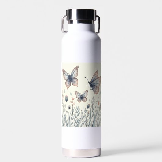 De vlinderwaterflessen waterfles (Voorkant)