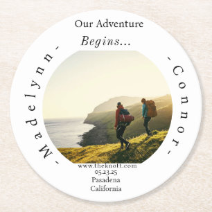 De Vloeiende Foto van het Manuscript sparen de Ron Ronde Kartonnen Onderzetter