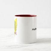 De vloek tweekleurige koffiemok (Center)