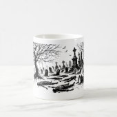 De vloek van de begraafplaats koffiemok (Center)