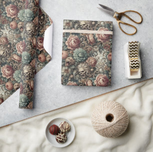 De vloek van de botanicus - gotische Victoriaans b Cadeaupapier