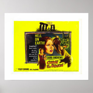 De vloek van de demon poster