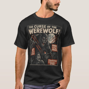 De vloek van de weerwolf film Poster Halloween T-shirt