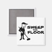 De vloer afvegen magneet (Voorkant / Achterkant)