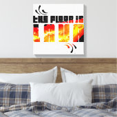 De vloer is Lava Canvas Afdruk (Insitu (Slaapkamer))