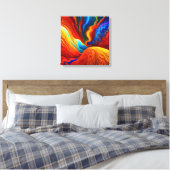 De vloer is Lava Canvas Afdruk (Insitu (Slaapkamer))