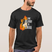 De vloer is lava klimmen boulderen extreme sport M T-shirt (Voorkant)