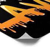 De vloer is Lava Poster (Hoek)