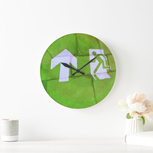 De vloer leidt de weg. grote klok (Huis)