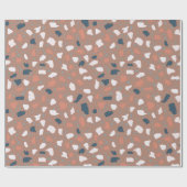 De vloerbedekking van de Terrazzo naadloos. steen Cadeaupapier (Vlak)