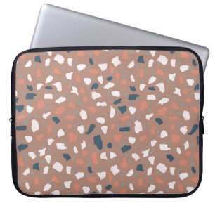 De vloerbedekking van de Terrazzo naadloos.  steen Laptop Sleeve