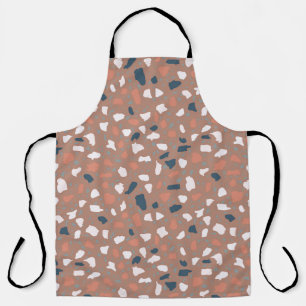 De vloerbedekking van de Terrazzo naadloos.  steen Schort